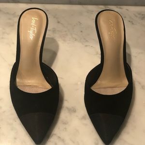 Lord & Taylor Sleek Black Mules